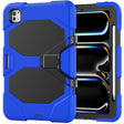 For iPad Pro 11 2024 Colorful Silicone Heavy Duty Hybrid PC Tablet Case(Dark Blue) - iPad Pro 11 2024 Cases by PMC TechLife | Online Shopping South Africa | PMC TechLife | Buy Now Pay Later Mobicred