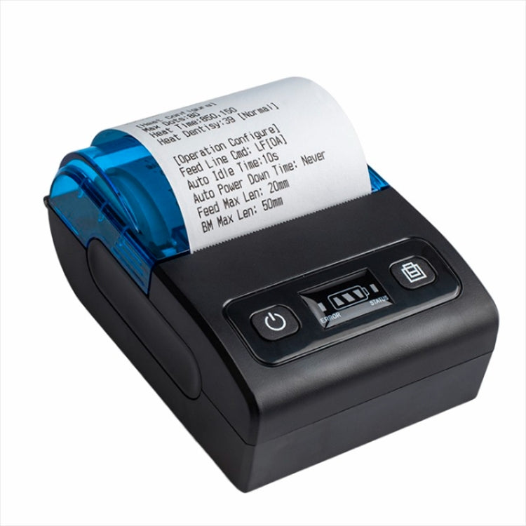 BT-582 58mm Type-C + Bluetooth Portable Thermal Printer(EU Plug) - Printer by PMC TechLife | Online Shopping South Africa | PMC TechLife | Buy Now Pay Later Mobicred
