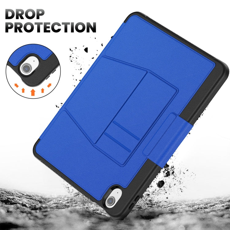 For iPad Air 11 2025 / 2024 Smart B Magnetic Holder Leather Tablet Case(Blue) - iPad Air 11 2025 / 2024 Cases by PMC TechLife | Online Shopping South Africa | PMC TechLife | Buy Now Pay Later Mobicred