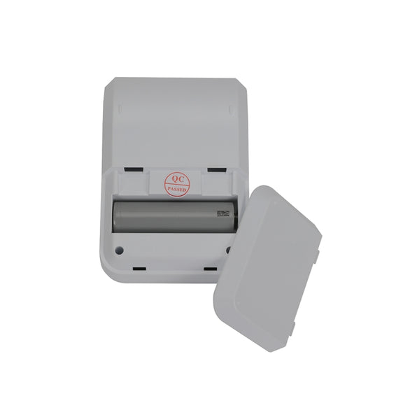 BT-583 58mm USB-C/Type-C + Bluetooth Portable Thermal Printer, Specification:EU Plug(Black White)