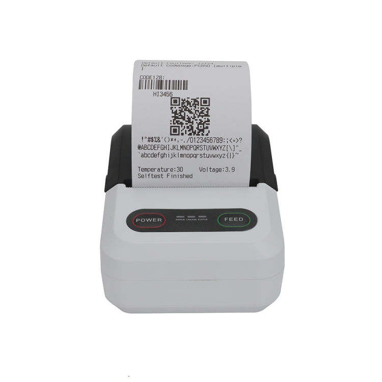 BT-583 58mm USB-C/Type-C + Bluetooth Portable Thermal Printer, Specification:US Plug(Black White)