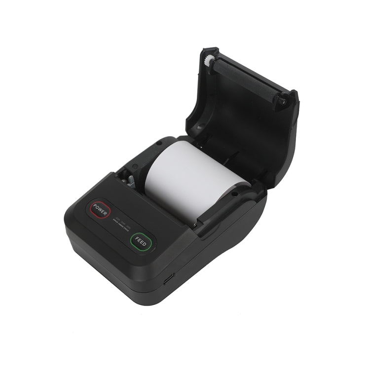 BT-583 58mm USB-C/Type-C + Bluetooth Portable Thermal Printer, Specification:US Plug(Black White)