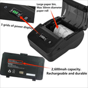 BT-802 80mm USB-C/Type-C + Bluetooth Portable Thermal Printer(EU Plug)