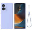 For Motorola Edge 50 Fusion Solid Color Liquid Silicone Dropproof Full Coverage Phone Case(Purple) - free shipping - PMC TechLife - Order now!