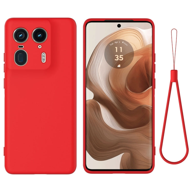 For Motorola Edge 50 Ultra Solid Color Liquid Silicone Dropproof Full Coverage Phone Case(Red) - free shipping - PMC TechLife - Order now!