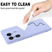 For Motorola Edge 50 Ultra Solid Color Liquid Silicone Dropproof Full Coverage Phone Case(Purple)