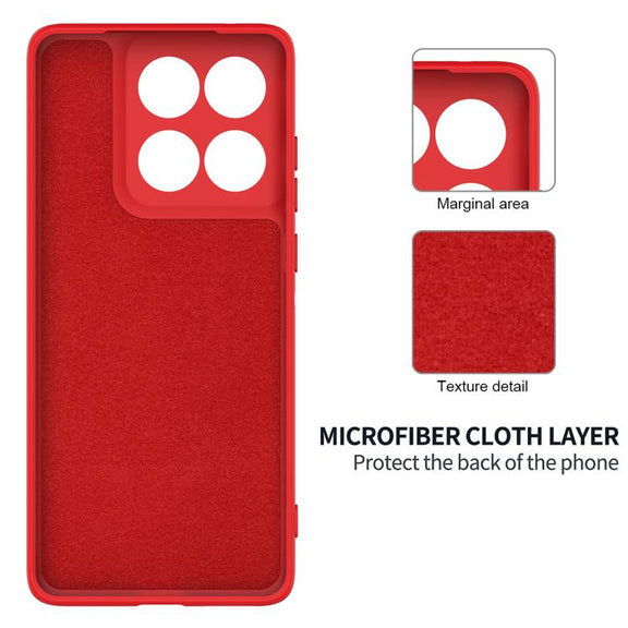 For Motorola Edge 60s Solid Color Liquid Silicone Dropproof Full Coverage Phone Case(Red)