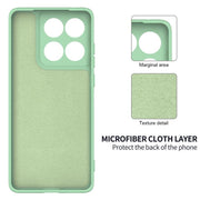 For Motorola Edge 60s Solid Color Liquid Silicone Dropproof Full Coverage Phone Case(Green)