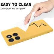 For Motorola Edge 60s Solid Color Liquid Silicone Dropproof Full Coverage Phone Case(Yellow)