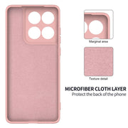 For Motorola Edge 60s Solid Color Liquid Silicone Dropproof Full Coverage Phone Case(Pink)