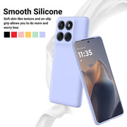 For Motorola Edge 60s Solid Color Liquid Silicone Dropproof Full Coverage Phone Case(Purple)