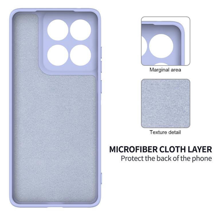 For Motorola Edge 60s Solid Color Liquid Silicone Dropproof Full Coverage Phone Case(Purple)