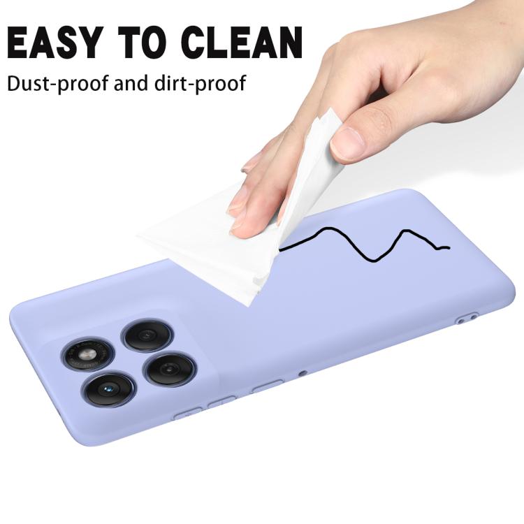 For Motorola Edge 60s Solid Color Liquid Silicone Dropproof Full Coverage Phone Case(Purple) - free shipping - PMC TechLife - Order now!