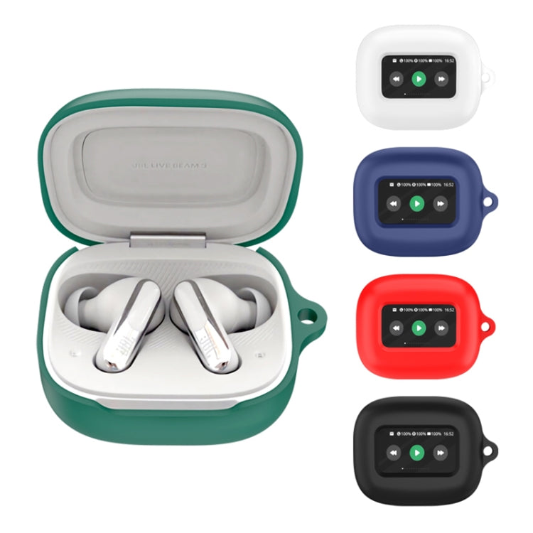 For JBL Live Beam 3 Wireless Bluetooth Earphones Silicone Protective Case(Red)