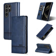 For Samsung Galaxy S25 Ultra 5G AZNS Magnetic Calf Texture Flip Leather Phone Case(Dark Blue) - free shipping - PMC Jewellery - Order now!