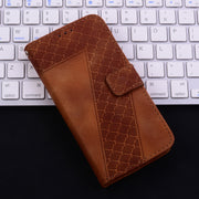 For Redmi K70 / K70 Pro Seven-shaped Embossed Leather Phone Case(Brown)