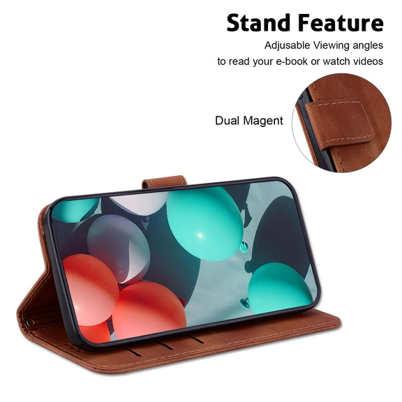 For Redmi K70 / K70 Pro Seven-shaped Embossed Leather Phone Case(Brown)