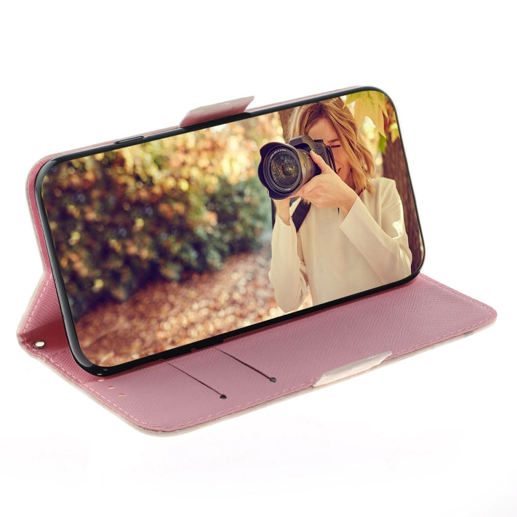 For Xiaomi Redmi K70 Pro / K70 3D Colored Flip Leather Phone Case(Butterfly High-heeled)