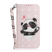 For Xiaomi Redmi K70 Pro / K70 3D Colored Flip Leather Phone Case(Heart Panda)