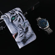 For Xiaomi Redmi K70 Pro / K70 Coloured Drawing Flip Leather Phone Case(Tiger)