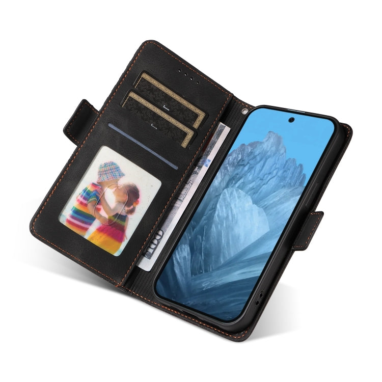 For Google Pixel 9 / 9 Pro Embossed Rhombus Starry Leather Phone Case(Black) - free shipping - PMC TechLife - Order now!