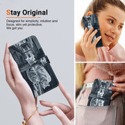 For Xiaomi Redmi K70 Pro / K70 Crystal Texture Colored Drawing Leather Phone Case(Cat Tiger Reflection)