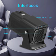Y6S 4K Android 12.0 Portable Home HD Mini WiFi Projector(EU Plug)
