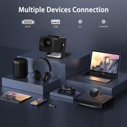 Y6S 4K Android 12.0 Portable Home HD Mini WiFi Projector(EU Plug)