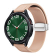20mm Magnetic Silver Buckle Silicone Leather Watch Band(Pink) - free shipping - PMC TechLife - Order now!