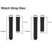 22mm Magnetic Silver Buckle Silicone Leather Watch Band(Pink)