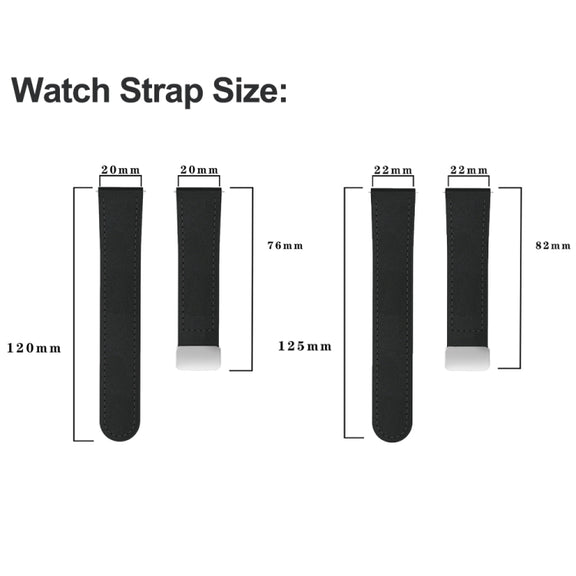 20mm Magnetic Silver Buckle Silicone Leather Watch Band(Blue)