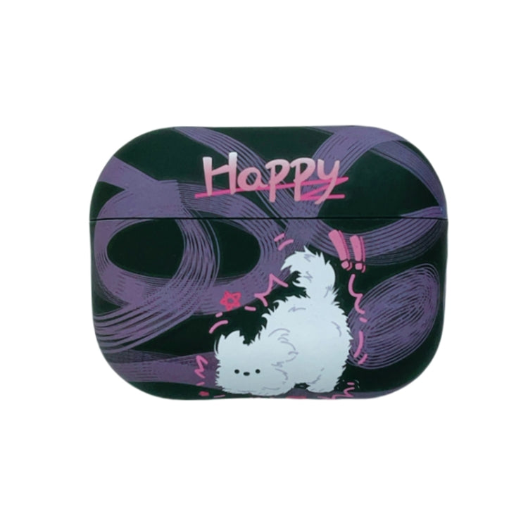 For AirPods Pro Cat and Dog Pattern Earbuds Box Frosted TPU Case(Exploring Dog) - For AirPods Pro by PMC Jewellery | Online Shopping South Africa | PMC Jewellery | Buy Now Pay Later Mobicred