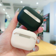 For AirPods Pro Phantom Panda Pattern Earbuds Box Frosted TPU Case(Black)