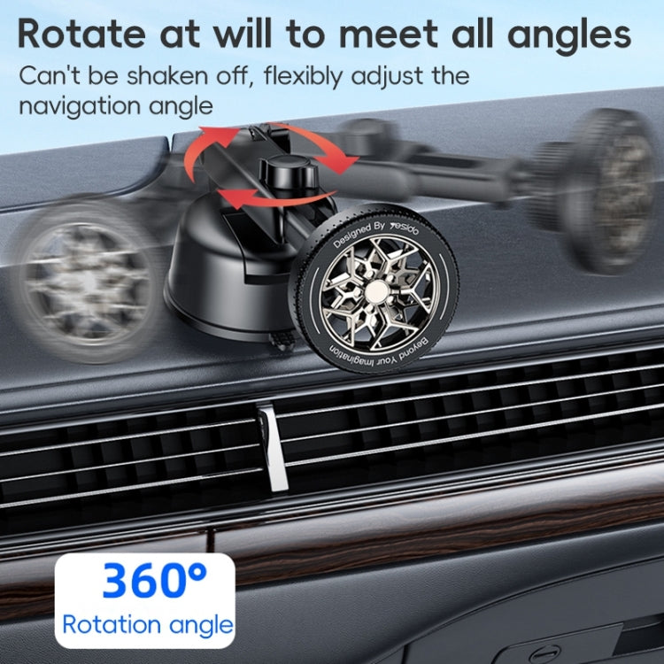 Yesido C266 Magesafe Magnetic Car Holder(Black) - Universal Car Holders by Yesido | Online Shopping South Africa | PMC TechLife | Buy Now Pay Later Mobicred