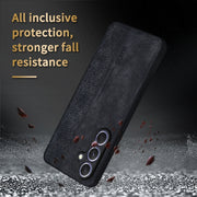 For Samsung Galaxy S25 5G AZNS 3D Embossed Skin Feel Phone Case(Brown)