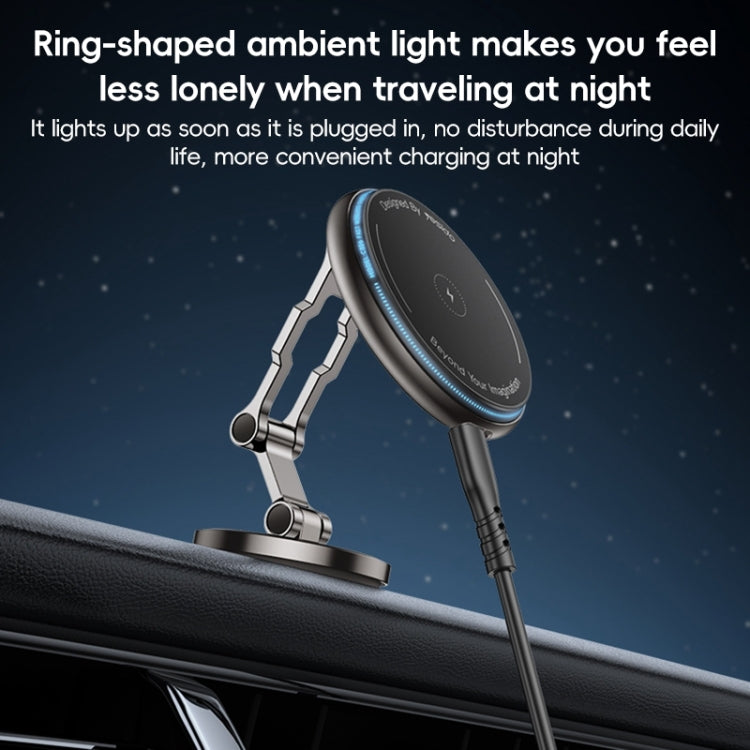 Yesido C306 15W Car Magnetic Wireless Charging Holder(Black) - free shipping - PMC TechLife - Order now!