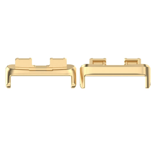 For Huawei Band 10 / 9 / 8 1 Pair Stainless Steel Metal Watch Band Connector(Gold) - free shipping - PMC Jewellery - Order now!