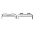 For Huawei Band 10 / 9 / 8 1 Pair Stainless Steel Metal Watch Band Connector(Silver) - free shipping - PMc TechLife - Order now!