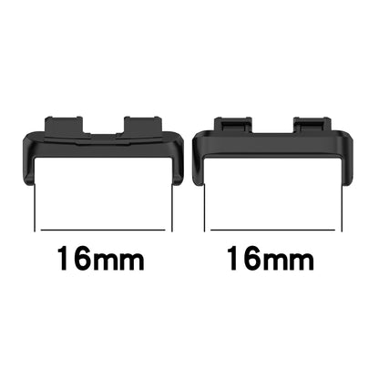 For Huawei Band 10 / 9 / 8 1 Pair Stainless Steel Metal Watch Band Connector(Silver) - free shipping - PMC Jewellery - Order now!