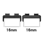 For Huawei Band 10 / 9 / 8 1 Pair Stainless Steel Metal Watch Band Connector(Gold)