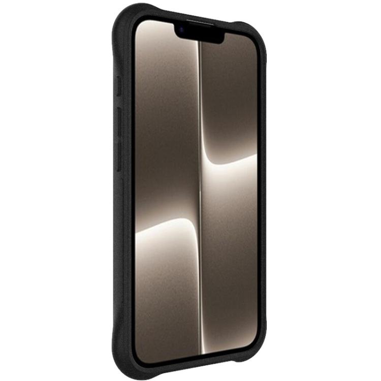 For iPhone 16e imak Shockproof Airbag TPU Phone Case(Matte Black)