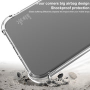 For iPhone 16e imak Shockproof Airbag TPU Phone Case(Matte Black)