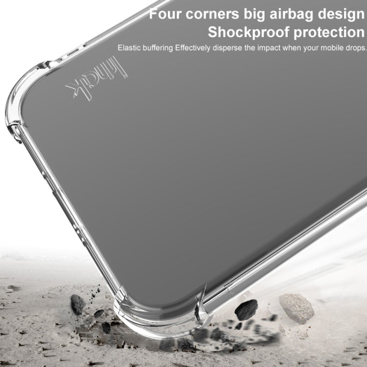 For iPhone 16 Pro Max imak Shockproof Airbag TPU Phone Case(Transparent Black) - free shipping - PMC Jewellery - Order now!