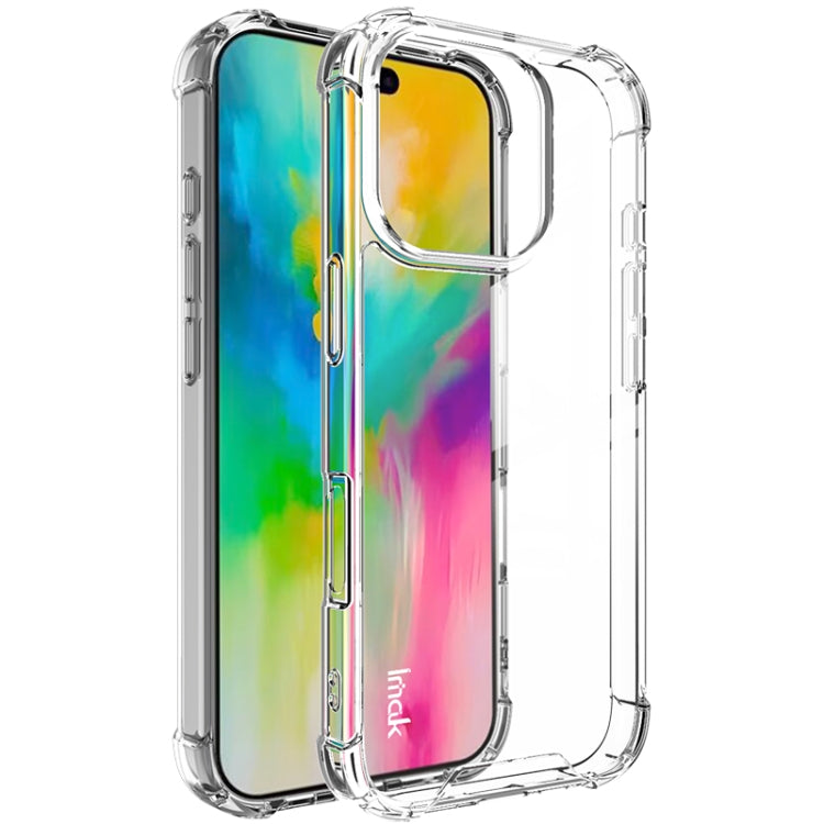 For iPhone 16 Pro Max IMAK Space Shield PC + TPU Airbag Shockproof Phone Case(Transparent) - iPhone 16 Pro Max Cases by imak | Online Shopping South Africa | PMC TechLife | Buy Now Pay Later Mobicred