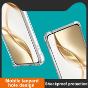 For iPhone 16 Pro Max IMAK Space Shield PC + TPU Airbag Shockproof Phone Case(Transparent)