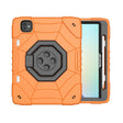 For iPad Pro 11 2024 Spider Turntable Handle Stress Relief Tablet Case(Orange Black) - iPad Pro 11 2024 Cases by PMC TechLife | Online Shopping South Africa | PMC TechLife | Buy Now Pay Later Mobicred