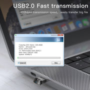 Yesido GS20 USB 2.0 to TF Card Portable Mini OTG Card Reader(Black)