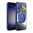 For Samsung Galaxy S25+ 5G 360 Holder MagSafe Acrylic Hybrid TPU Phone Case(Blue) - Galaxy S25+ 5G Cases by PMC TechLife | Online Shopping South Africa | PMC TechLife | Buy Now Pay Later Mobicred