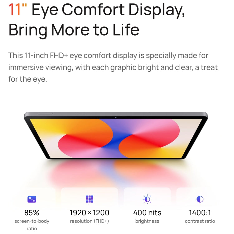 HUAWEI MatePad SE 11 2024 WiFi Tablet PC, 8GB+256GB, 11 inch HarmonyOS 4.2 Qualcomm Snapdragon 685 Octa Core, Not Support Google Play(Nebula Grey)