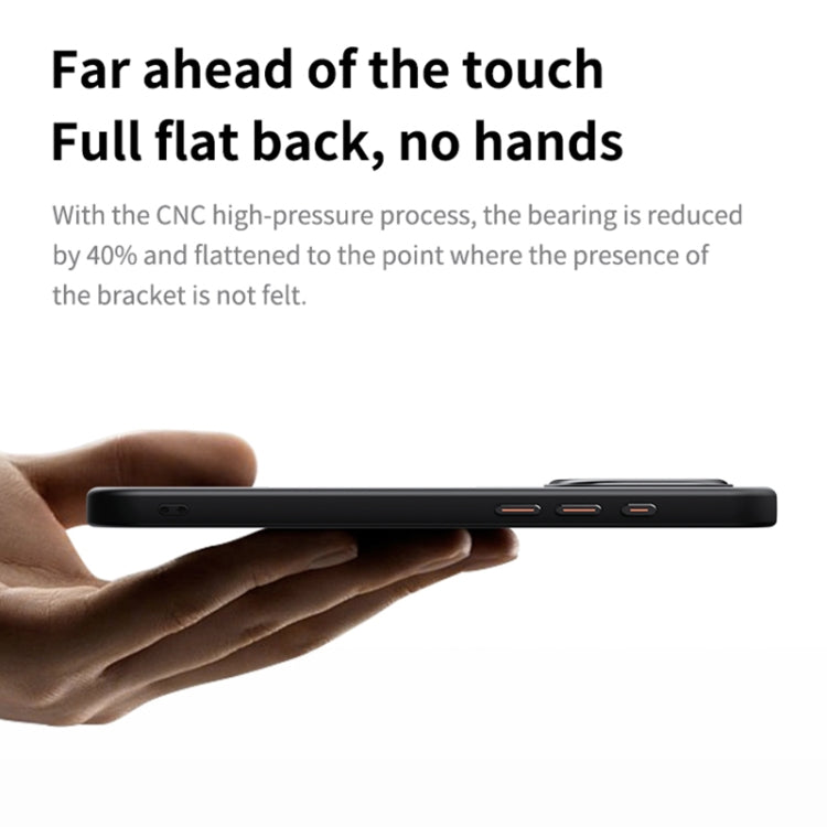 For iPhone 16 360 Rotating MagSafe Magnetic Frosted Phone Case(Grey) - iPhone 16 Cases by PMC TechLife | Online Shopping South Africa | PMC TechLife | Buy Now Pay Later Mobicred